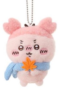 毛茸茸過冬系列 楓葉圍巾吊飾 古本