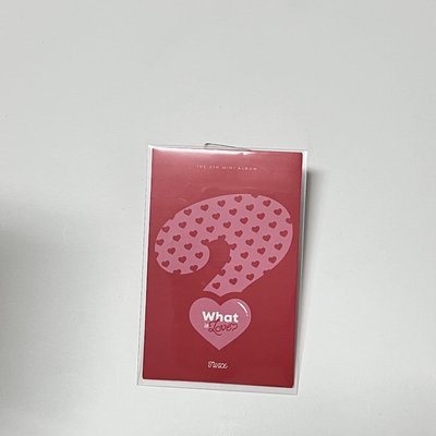 What is Love? 專輯卡 