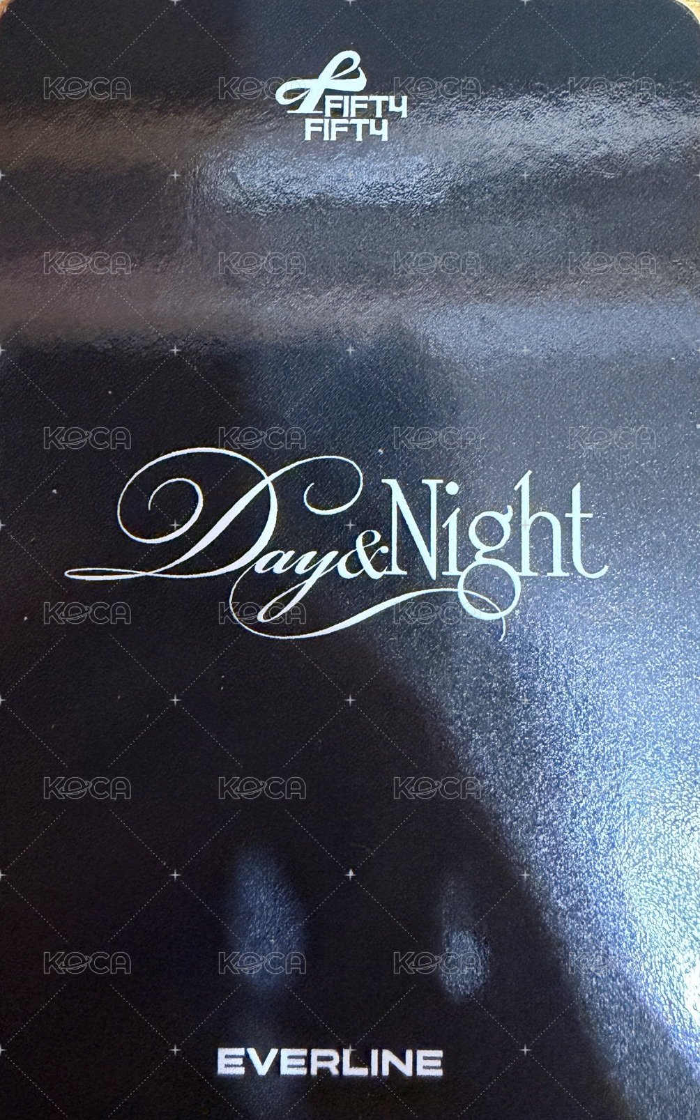 Day & Night el 線上9.0 簽售卡  背面