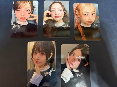 售Fifty Fifty 迷你三輯 "Day & Night"Everline 通路特典小卡 成套 EL 9.0