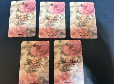 售Fifty Fifty 迷你三輯 "Day & Night"Everline 通路特典小卡 成套 EL 8.0