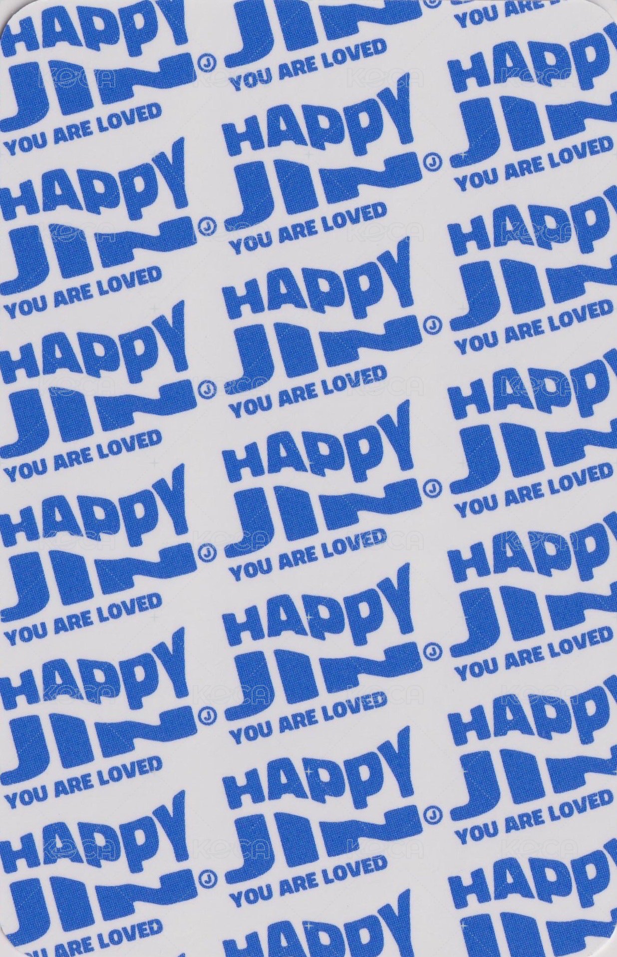 HAPPY 專輯卡 黑膠卡 背面