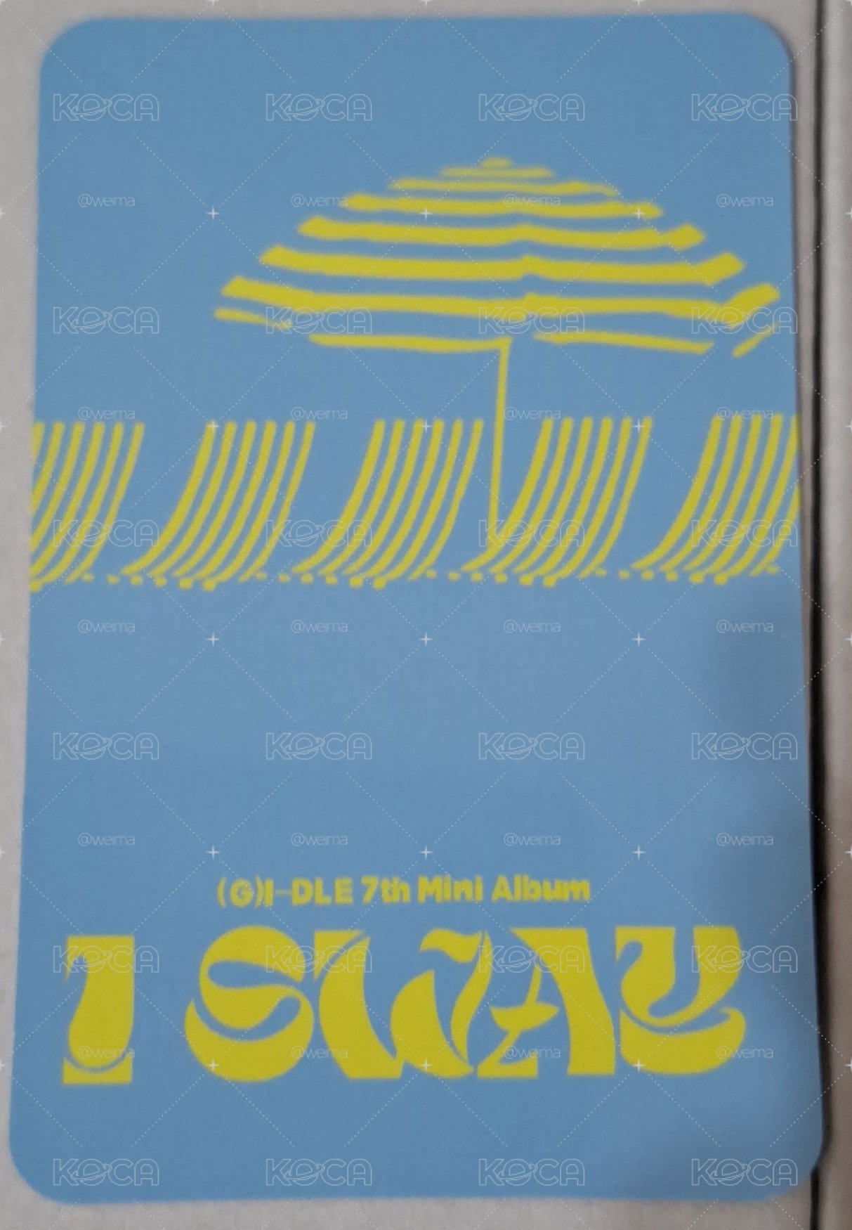 I-DLE Shuhua I SWAY 個人專卡