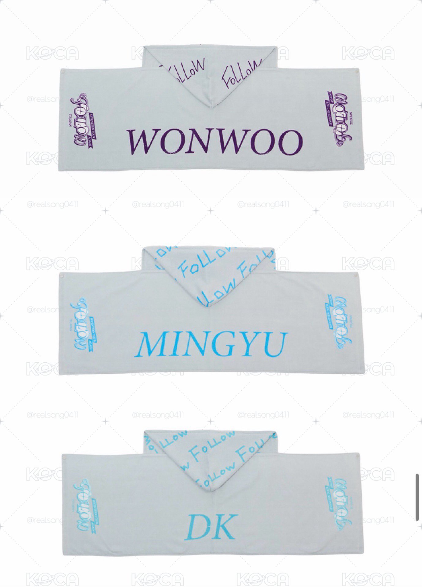 FOLLOW AGAIN毛巾帽 圓奎碩