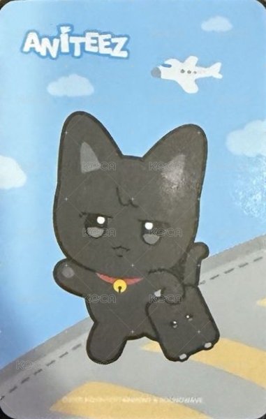 ANITEEZ IN THE CALLING 周邊卡 PVC LUGGAGE TAG 背面