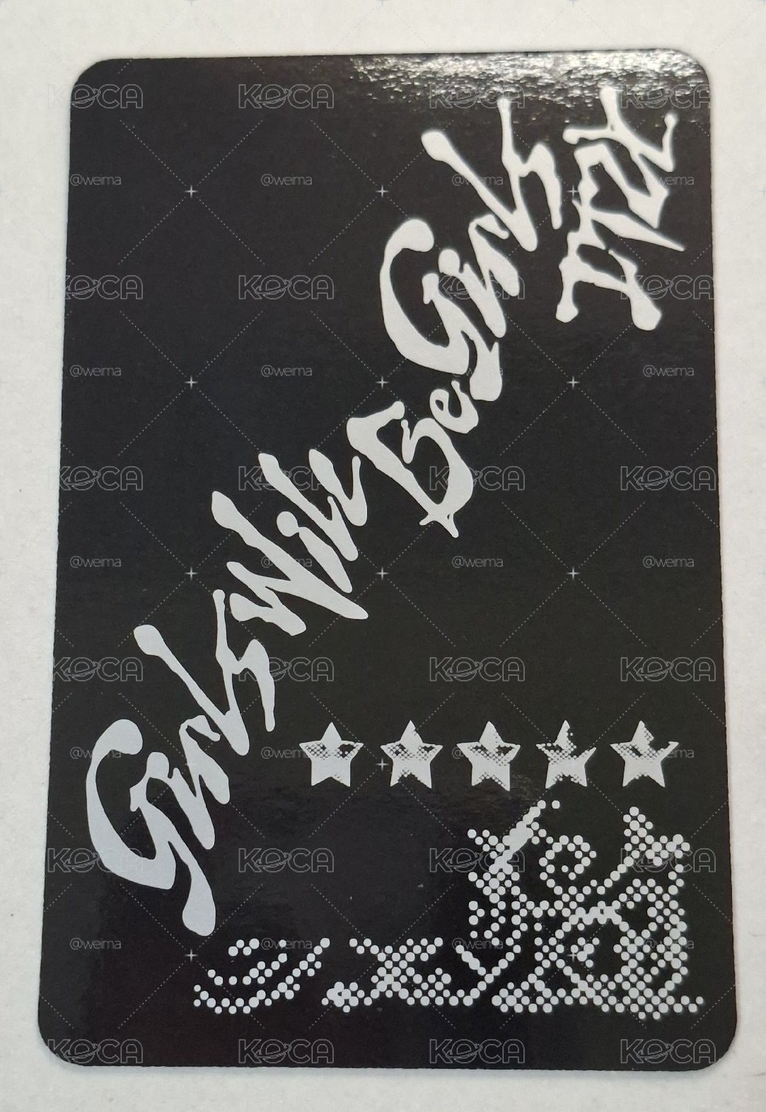 ITZY Yeji GBWG 專輯卡