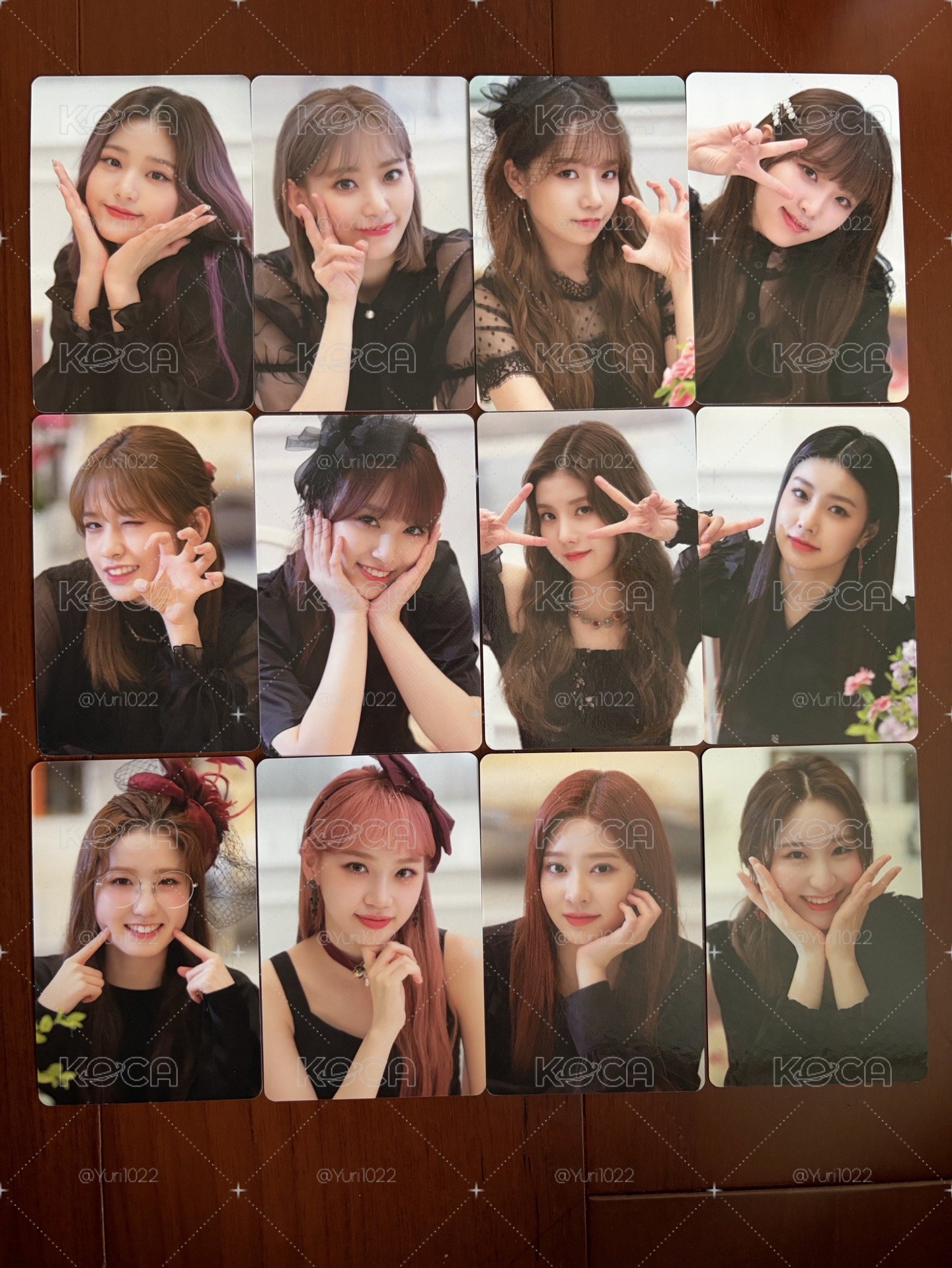 IZ*ONE Eyes On Me 演唱會 KIT 固配 小卡