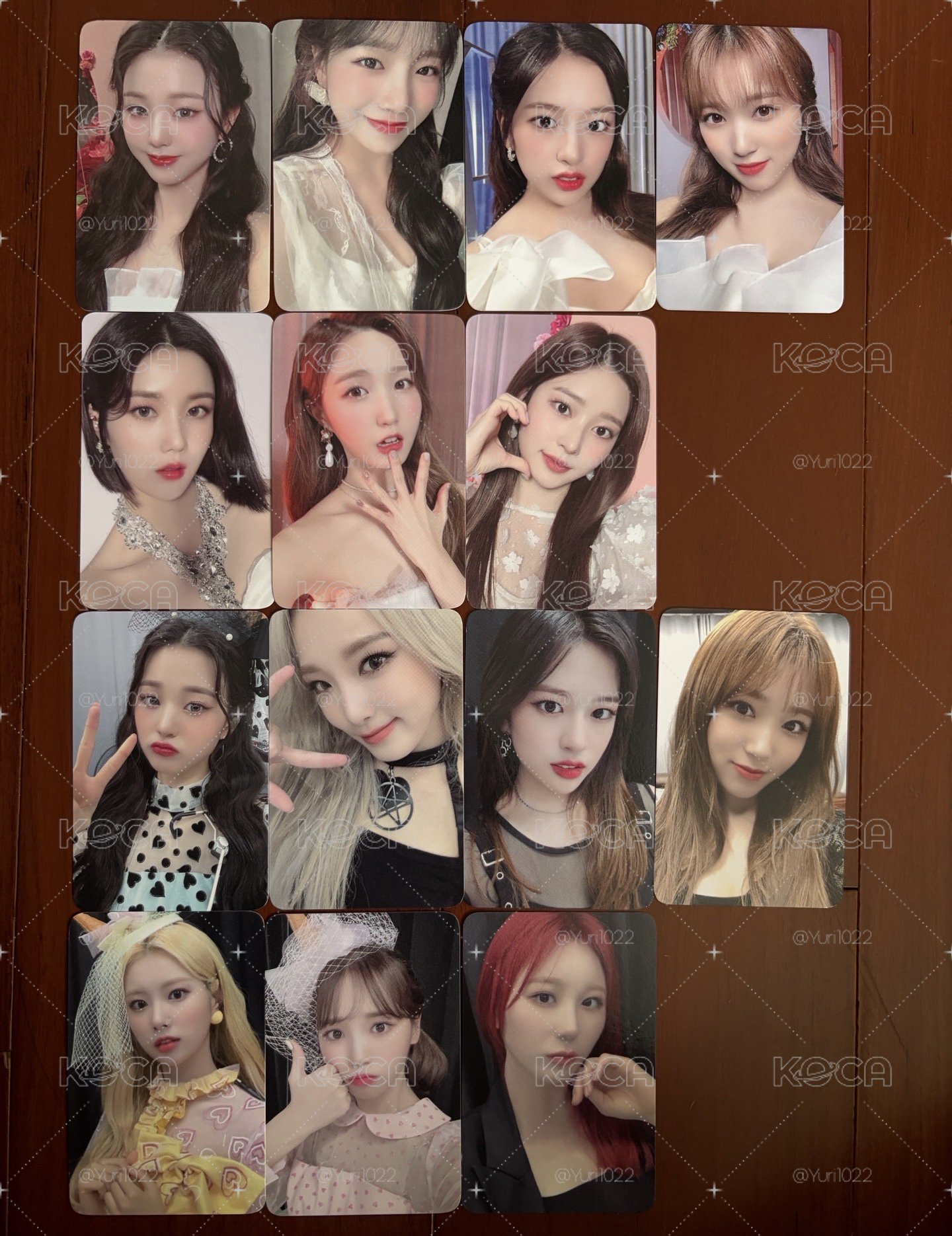 IZ*ONE ONEIRIC THEATER 線上演唱會 DVD 特典 小卡