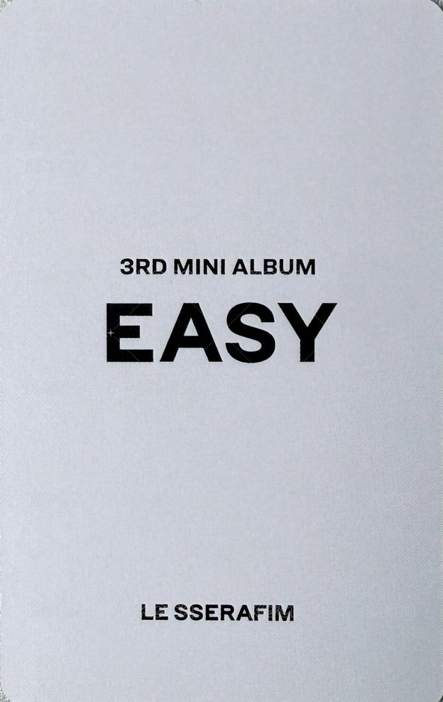 EASY 日咖 幸運卡 會員限定 背面