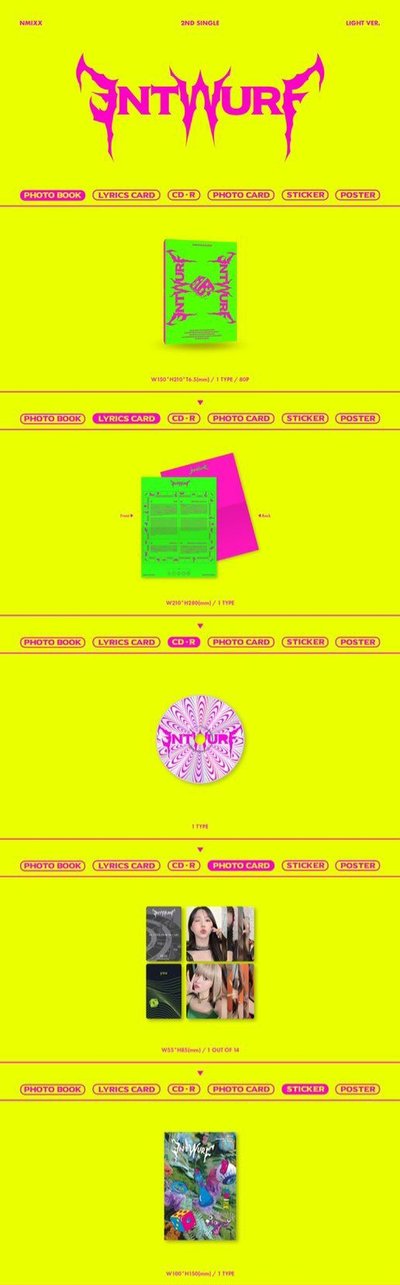 NMIXX ENTWURF 全專 專卡