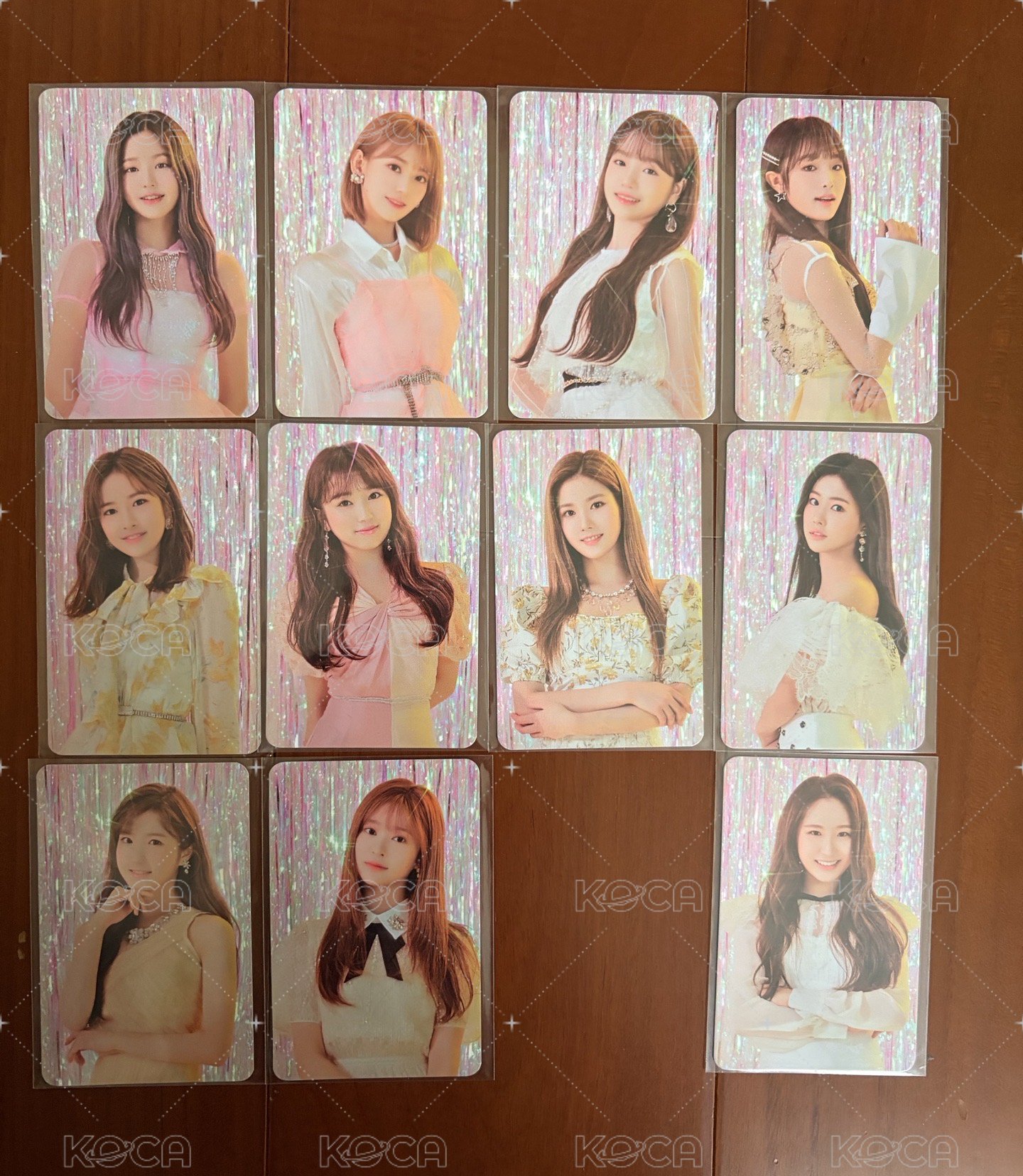 IZ*ONE Eyes On Me 週邊 手幅卡