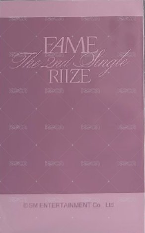 FAME 泡泡摩奇 Catalogue 特典卡 C版 背面