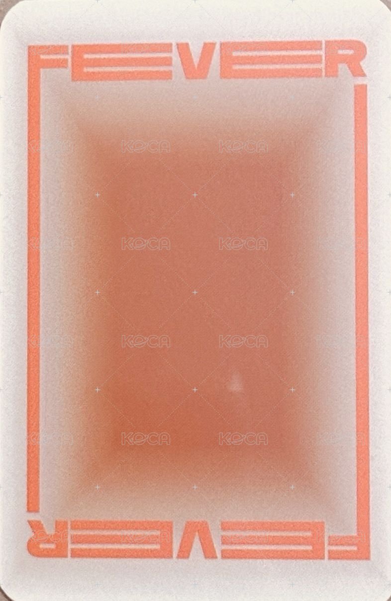 Fever pt.3 Kpopstore 3.0 簽售卡  背面