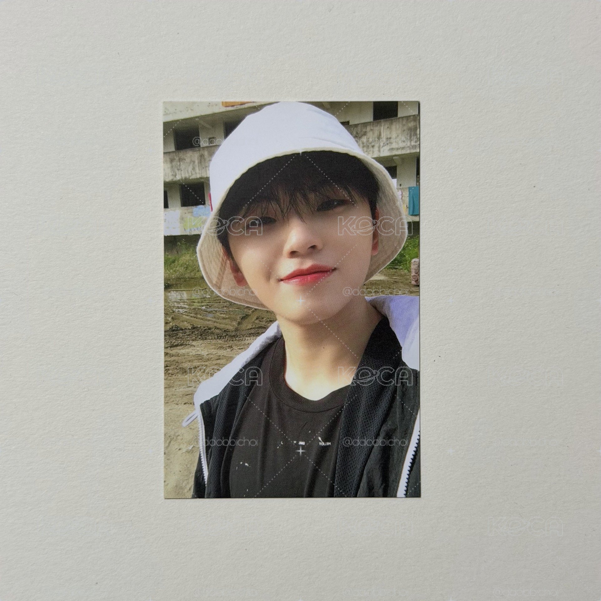 🍚WOOZI MINI7 yes24 interpark 特典卡 漁夫帽勳