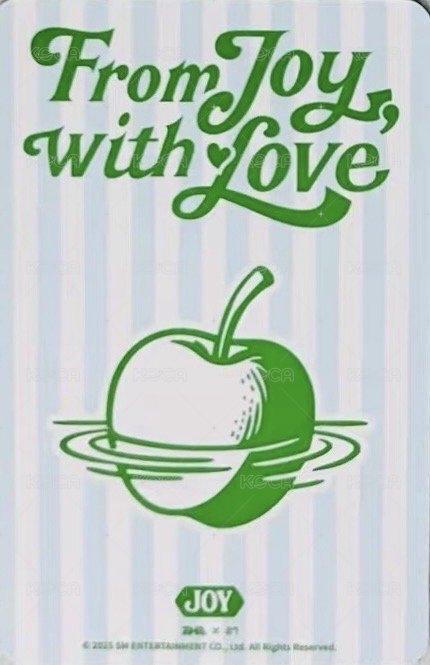 From JOY, with Love QQ音樂 ver.D 星光卡 一星 背面