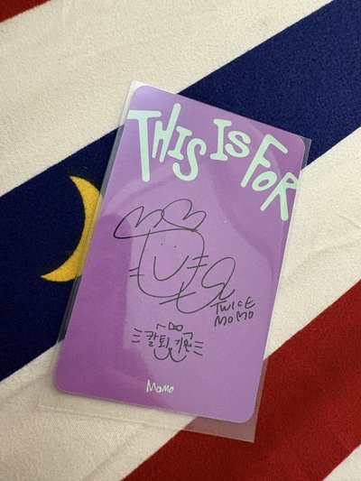 TWICE MOMO THIS IS FOR 專卡