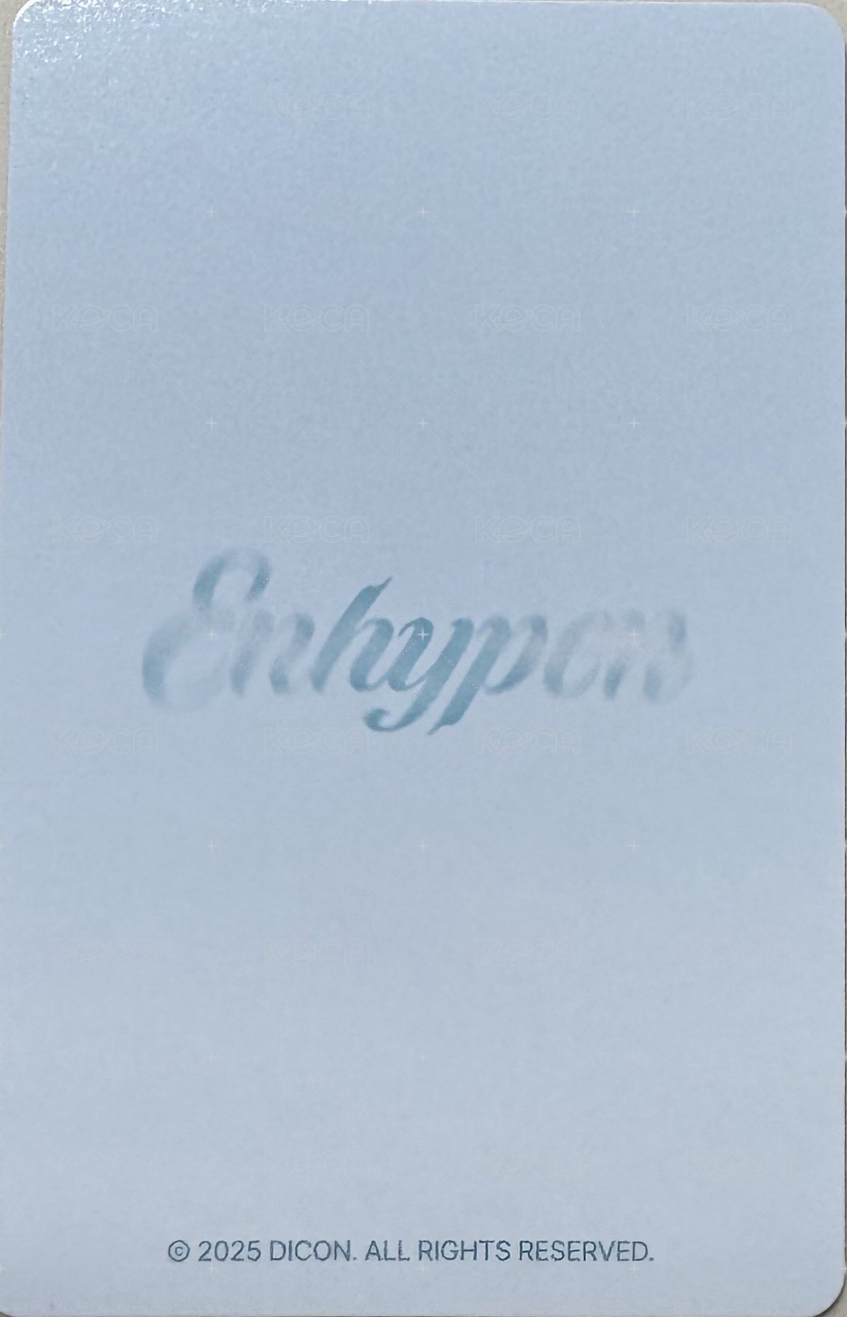 25年D社 wvs GOLDEN AGE 特典卡  背面