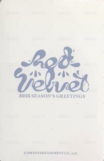 2025年曆 隨機卡  背面