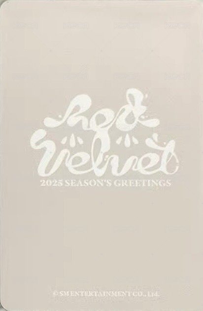 2025年曆 後續 隨機卡 B ver. 背面