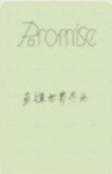 Promise 京東 幸運卡  背面