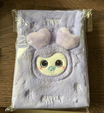 TWICE冬日快閃 Savely 寶寶紗毛絨手帳本