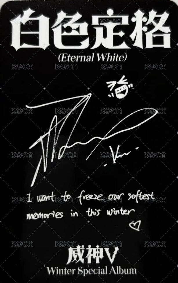冬專 PB 專輯卡  背面