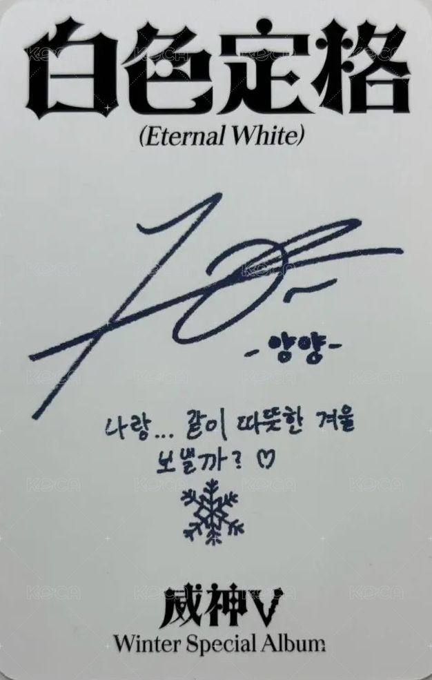 冬專 PB 專輯卡  背面