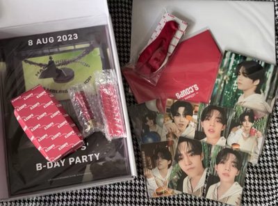 seventeen s.coups ver.3 2023 崔勝哲 生日禮盒 小卡 明信片 大卡