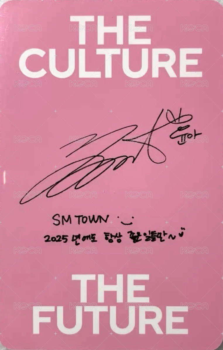 2025 SM30 專輯卡  背面