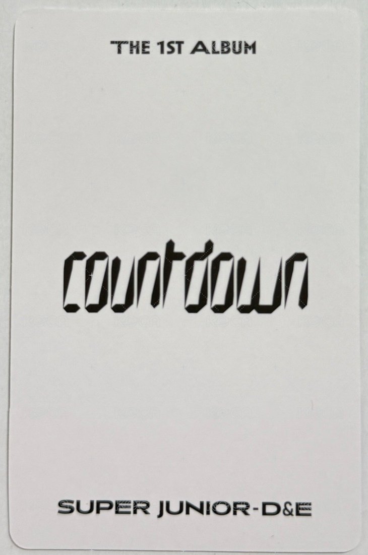 正規1輯 yzy 簽售卡 李赫宰銀赫 yzy簽售卡 背面