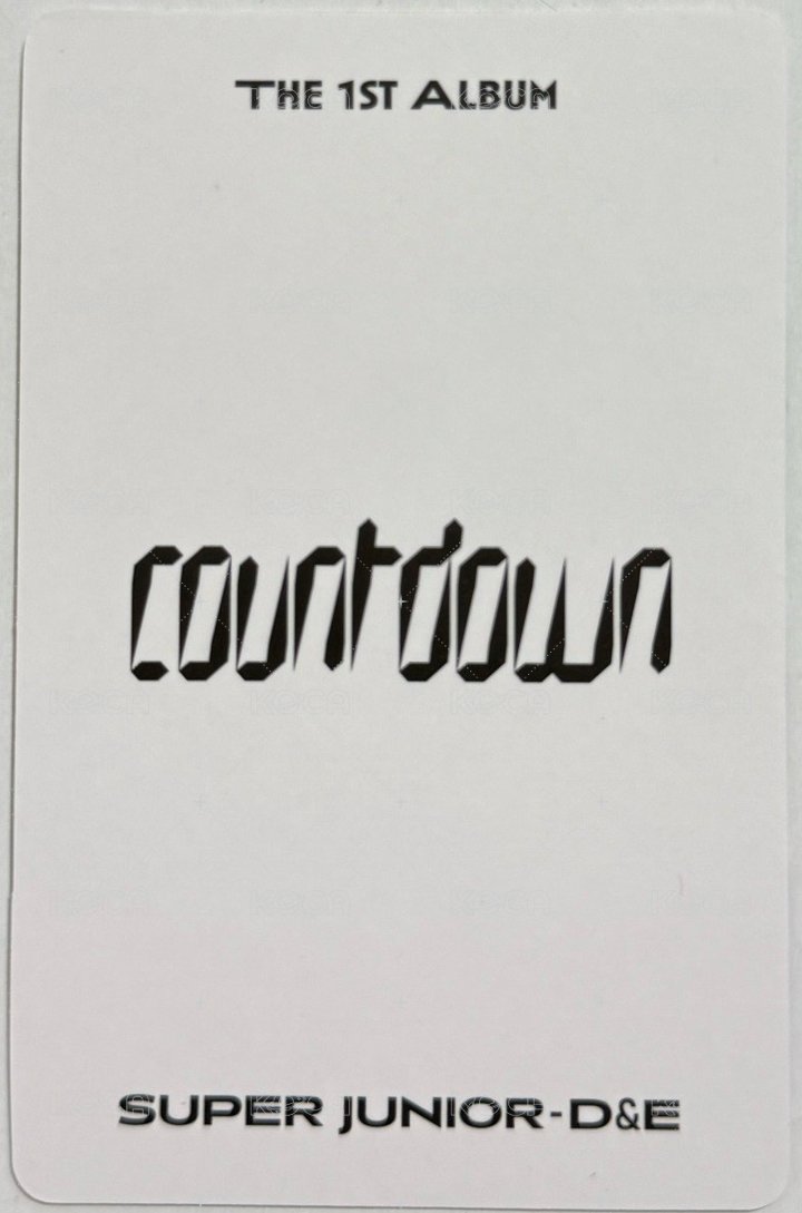 正規1輯 yzy 簽售卡 李赫宰銀赫 yzy簽售卡 背面