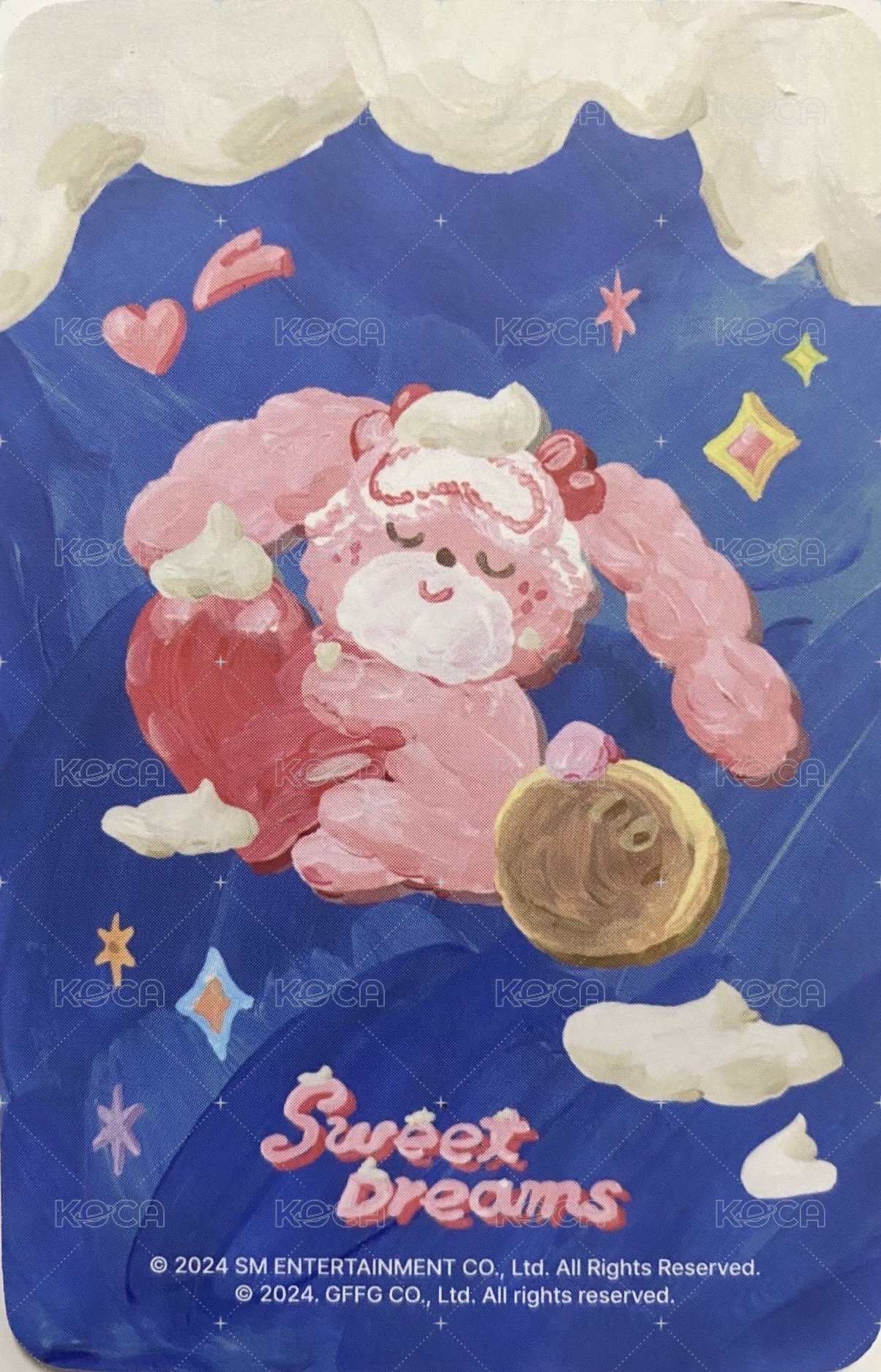 甜品快閃 周邊卡 手機支架卡 背面