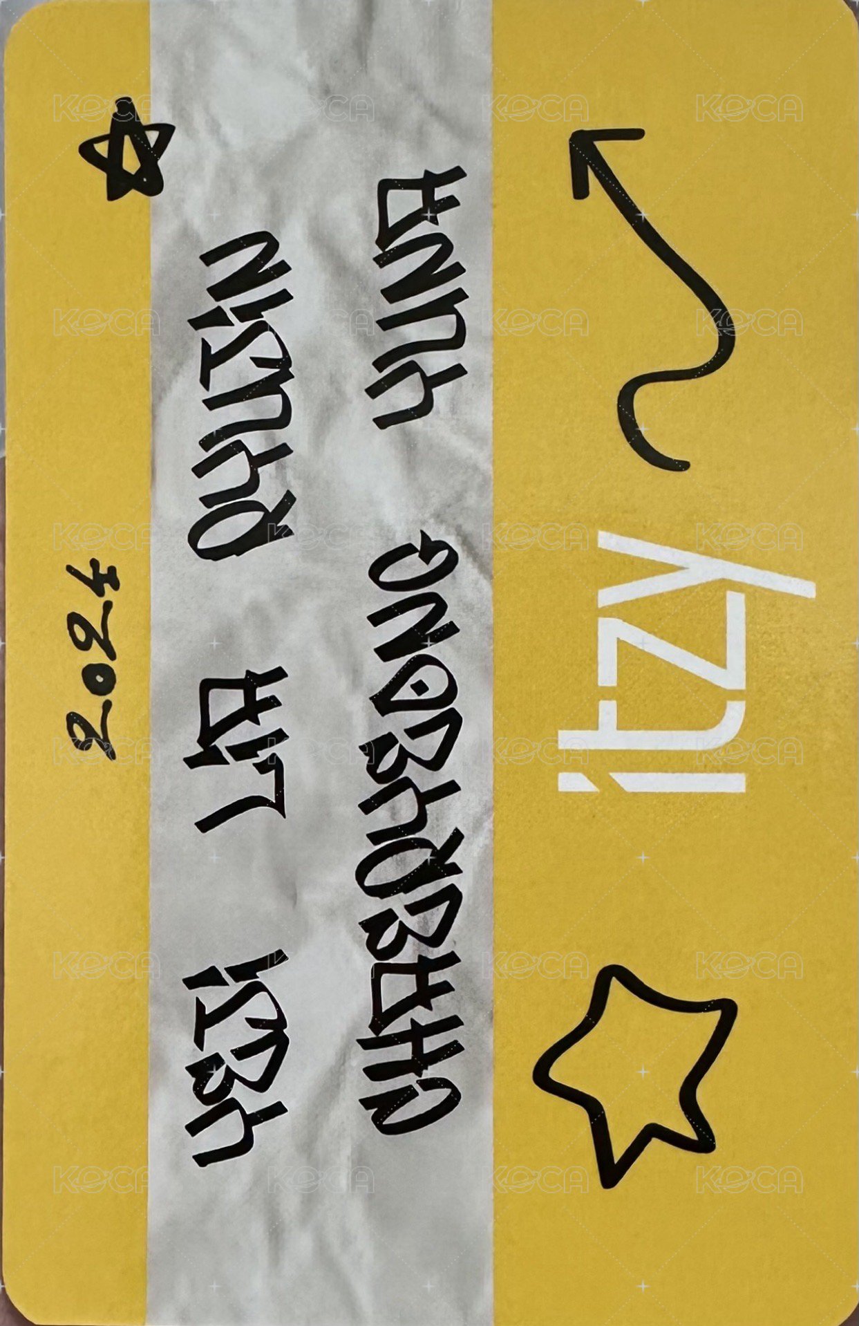 2024年曆 el 特典卡  背面