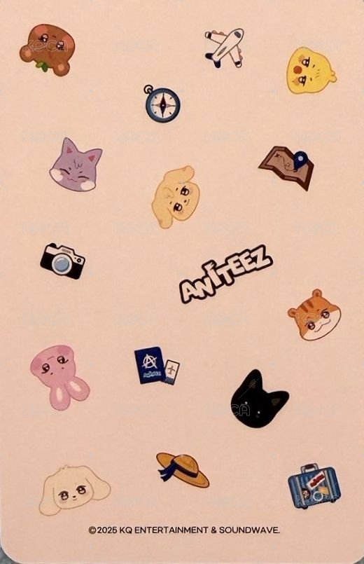 ANITEEZ IN THE CALLING 周邊卡 CARRY-ON BAG 背面