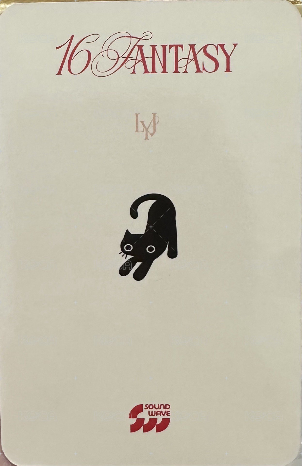 16 fantasy sw 快閃線下 幸運卡  背面