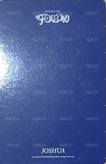 FOLLOW 周邊卡 變化卡 背面