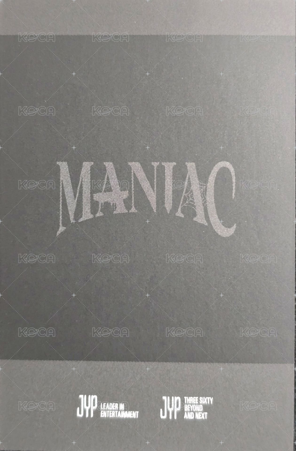 2nd 世巡 滿額卡 黑版 背面