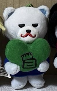 krunk熊 吊娃 彩色抱心