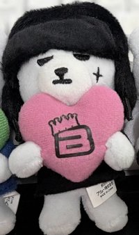 krunk熊 吊娃 彩色抱心