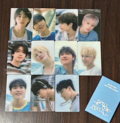 SEVENTEEN SPILL THE FEELS 3D變化卡