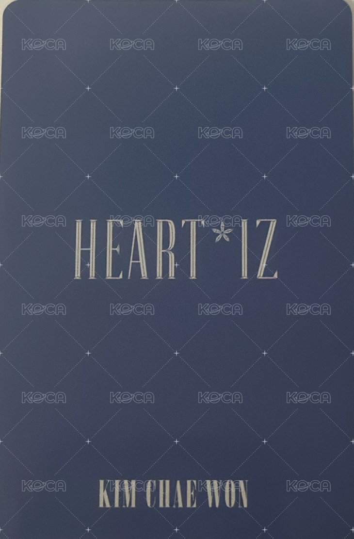 HEART*IZ 專輯卡  背面