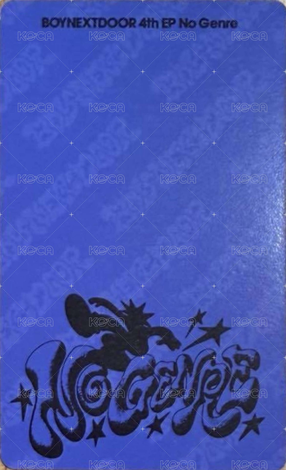 只今愛 日咖 抽選卡  背面