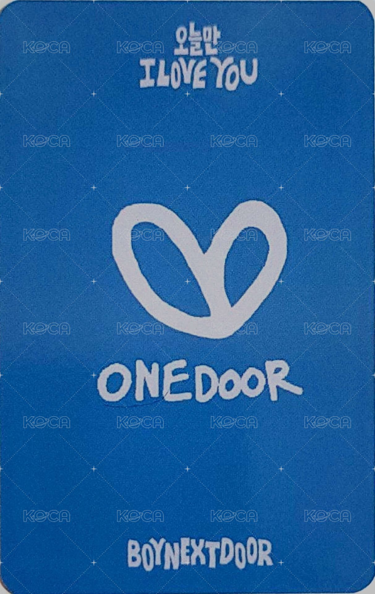 只今愛 ENA 打歌卡  背面