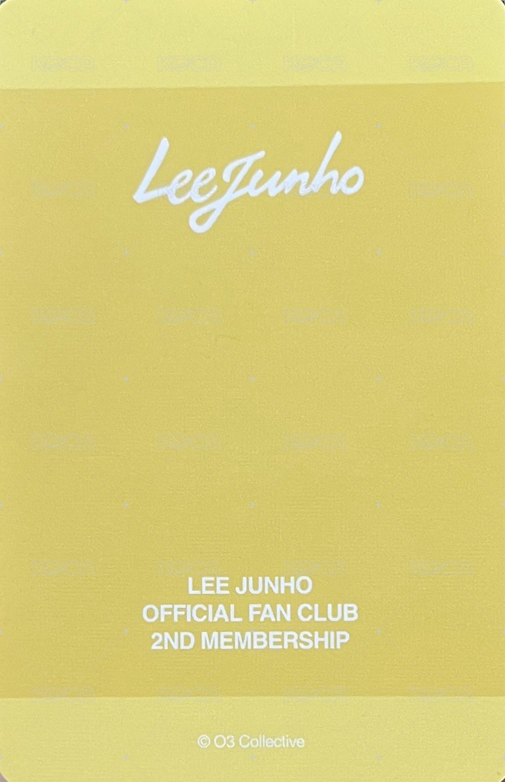 2期會員 會員禮卡  背面