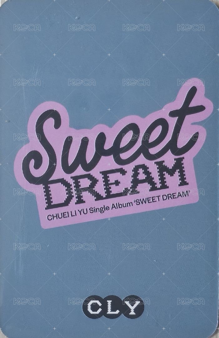 Sweet DREAM mp kkt 特典卡  背面