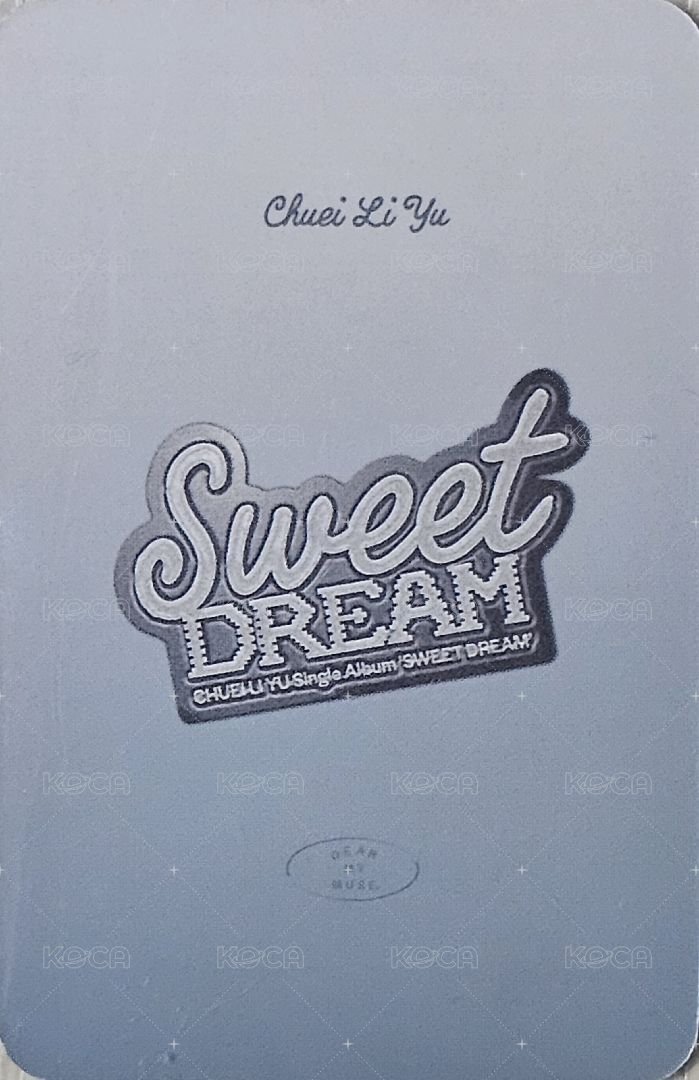 Sweet DREAM dmm 特典卡  背面