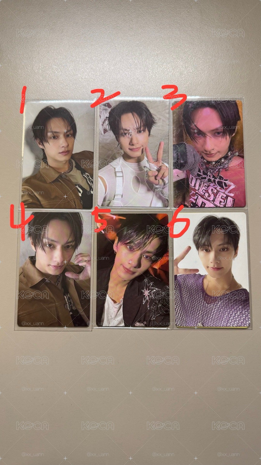 Seventeen 迷 11 正五 俊 Jun 小卡