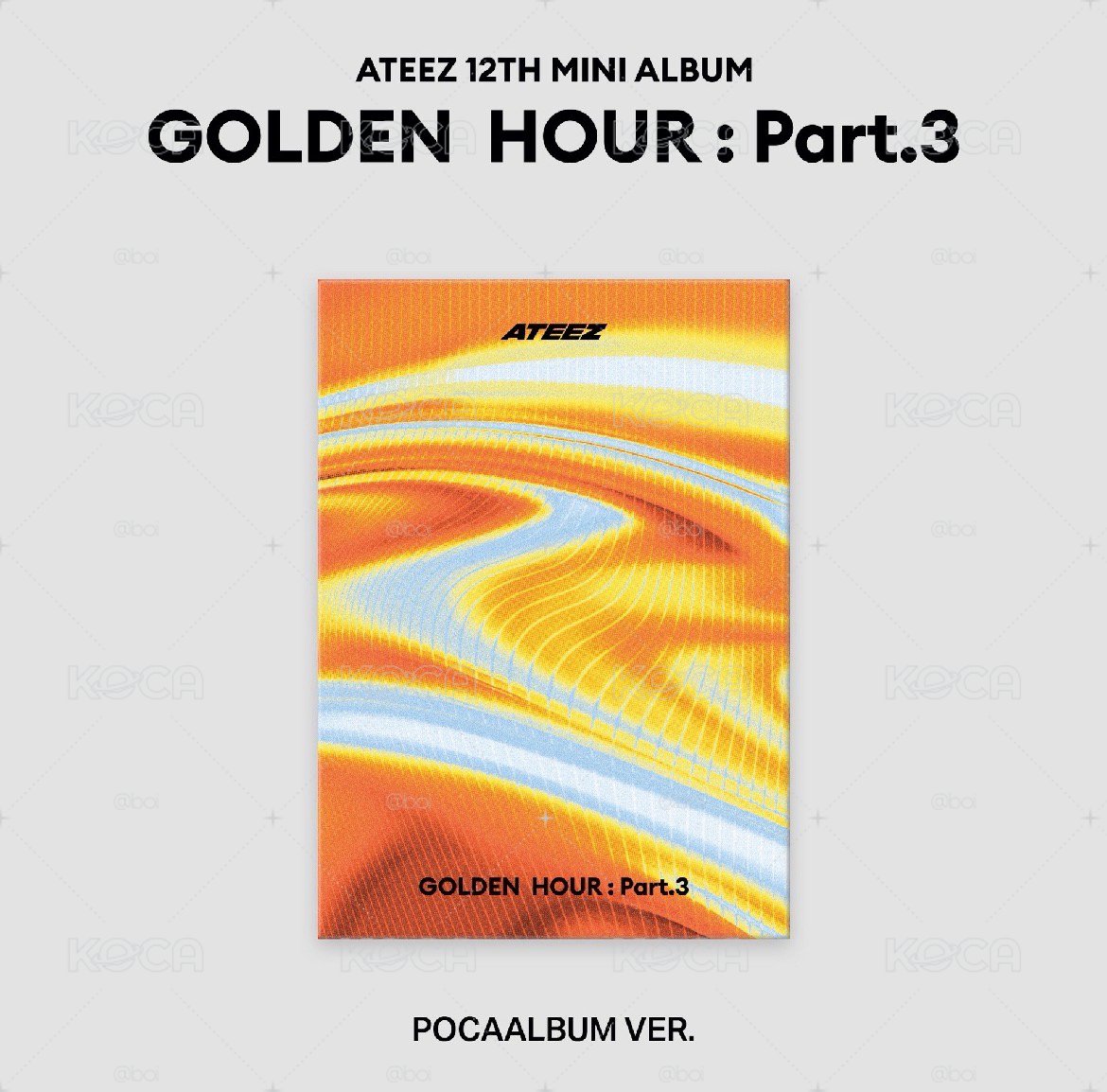 新品未開封 ATEEZ lemon drop POCA album 3set ATEEZGOLDEN HOUR : Part.3專輯】 🍉LEMON DROP 未拆POCA專- KOCA小卡