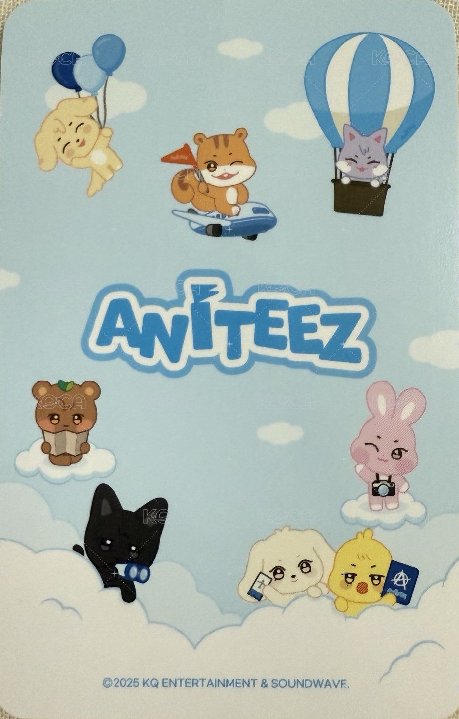 ANITEEZ IN THE CALLING 周邊卡 MINI MULTI CASE 背面