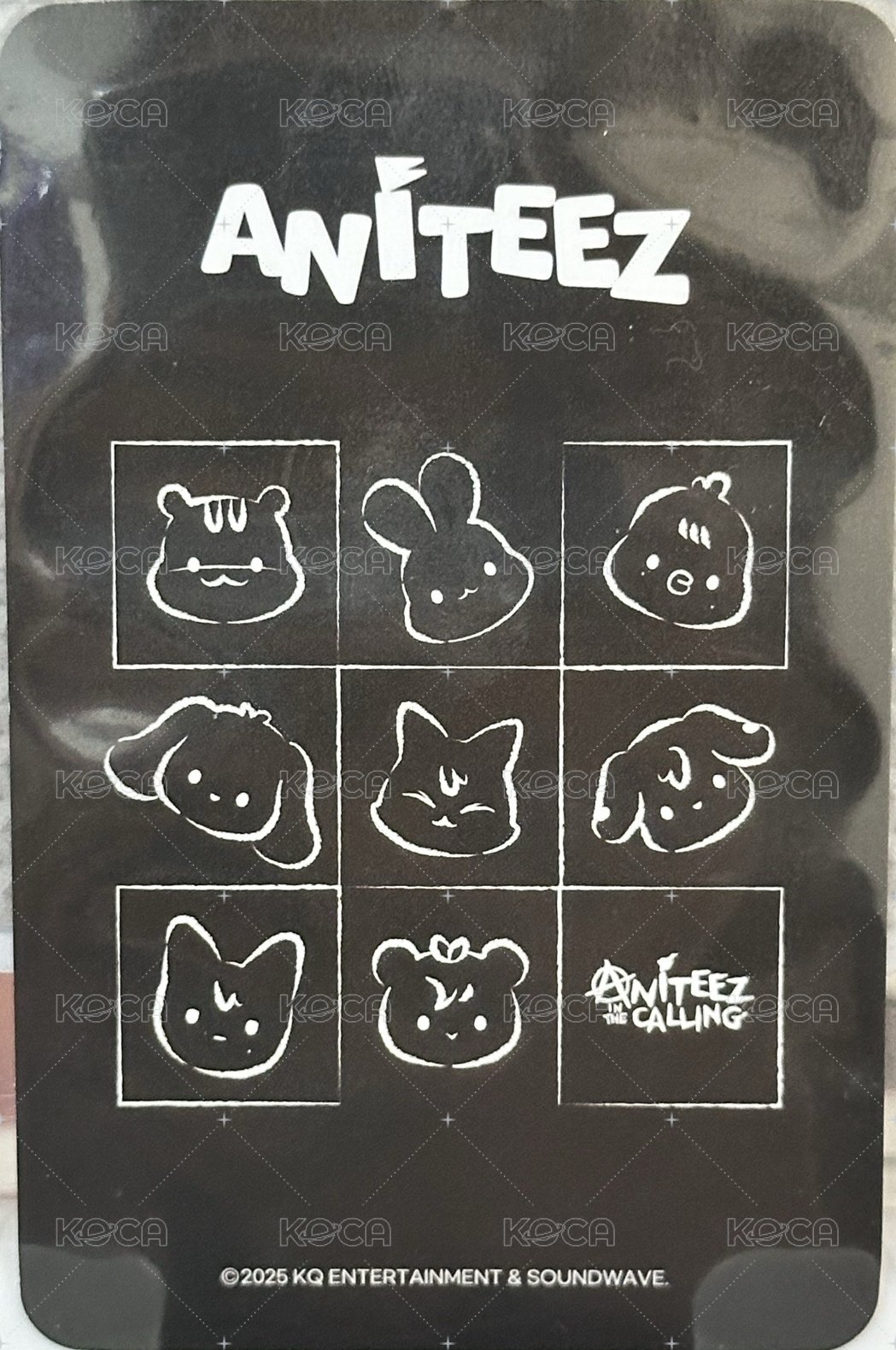 ANITEEZ IN THE CALLING 周邊卡 WINDBREAKER JACKET 背面